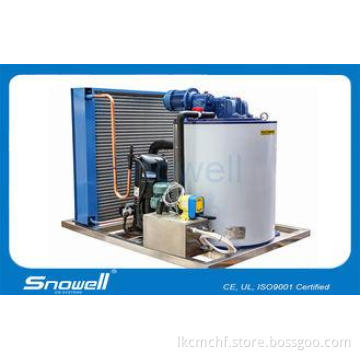 2500kg/24hrs Fresh Water Flake Ice Machine , Carbon Steel E